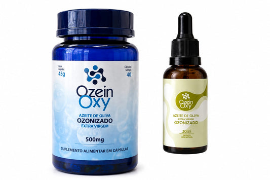 Combo Cápsula Ozonizada + Azeite de Oliva Ozonizado