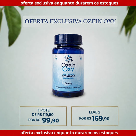 Cápsula de Azeite de Oliva Ozonizada 60 Cápsulas